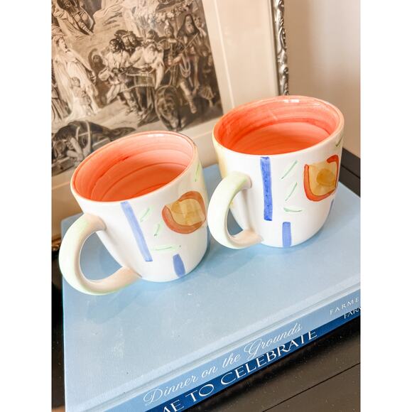 Set of 2 Frutta D’Amore by BELLA Mugs – 4” – Made in China – Excellent Condition - Picture 1 of 6